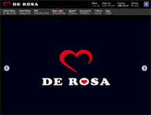 Tablet Screenshot of derosa.jp